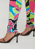 Abstract Print Joggers Jumpsuit