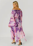 Off The Shoulder Watercolor Dress