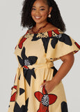 Floral Off The Shoulder Dress