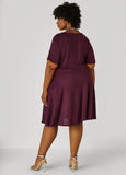 Gathered A Line Dress