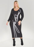 Je Taime Glittered Maxi Dress