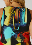 Printed Midaxi Bodycon Dress