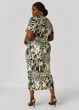 Graffiti Print T Shirt Dress