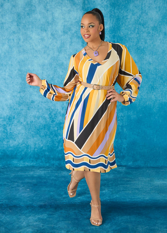 Plus Size Printed V Neck Bodycon Dress Plus Size Knit Sheath Dress