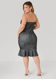 Strapless Denim Bodycon Dress