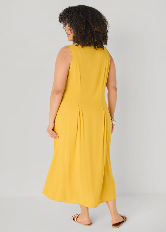ashley stewart linen dresses Ashley Stewart Linen Blend Dress 20w Plus