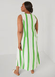 Striped Maxi Shirtdress