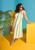 Striped Maxi Shirtdress