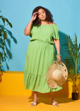 Off The Shoulder Maxi Dress