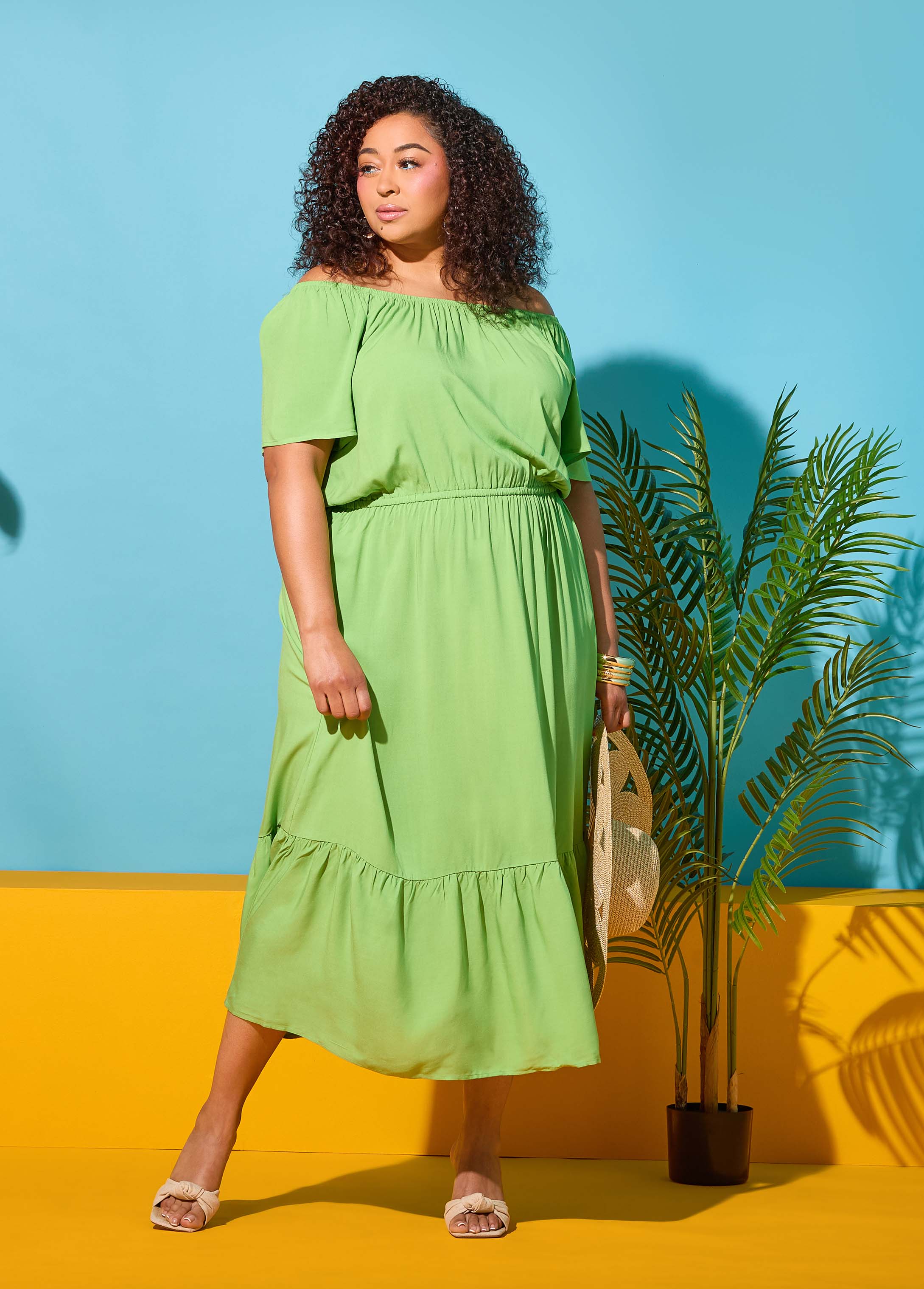 Off The Shoulder Maxi Dress