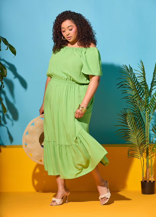 Off The Shoulder Maxi Dress