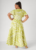 Dotted A Line Maxi Dress