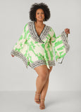 Drama Sleeved Printed Romper