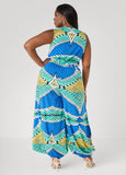 Printed Balloon Leg Jumpsuit