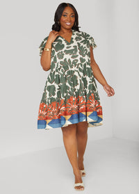 Floral Cotton Babydoll Dress