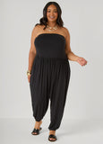 Strapless Harem Leg Jumpsuit