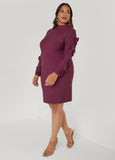 Bow Embellished Cutout Dress