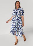 Plaid Cotton Shirtdress