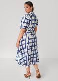 Plaid Cotton Shirtdress