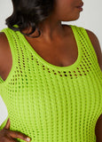 Fringed Crochet Tank Dress