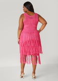 Fringed Crochet Tank Dress