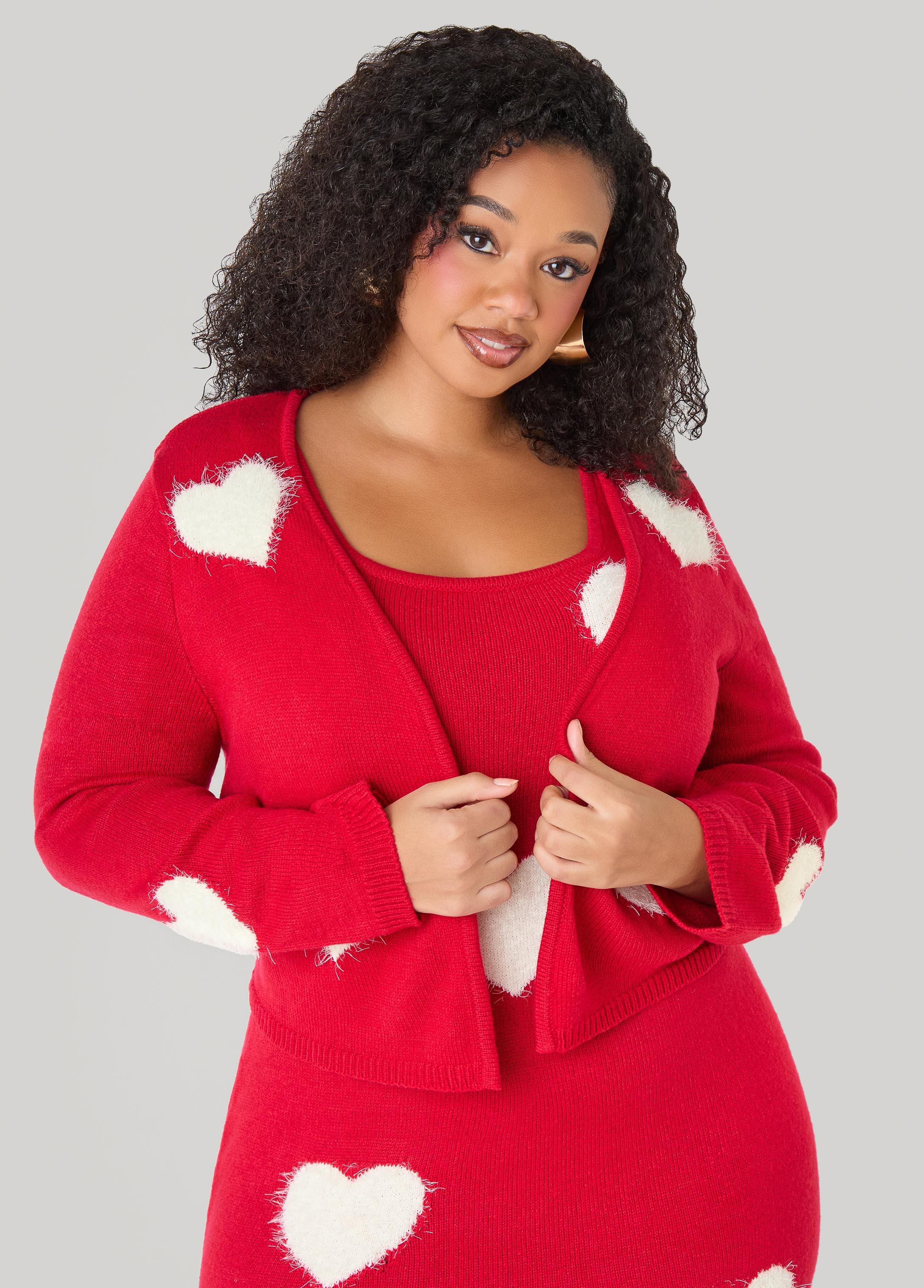 Heart Knitted Bolero