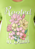 Rooted In Faith T Shirt Dress