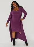 Open Front Knit Duster