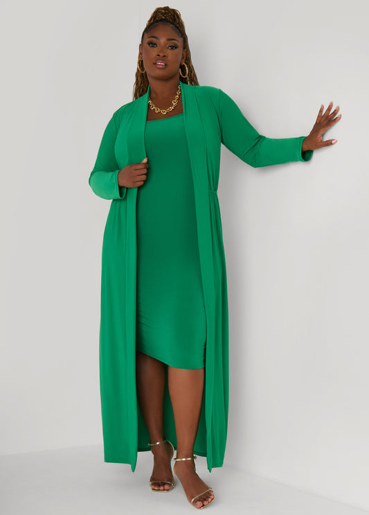 Open Front Knit Duster