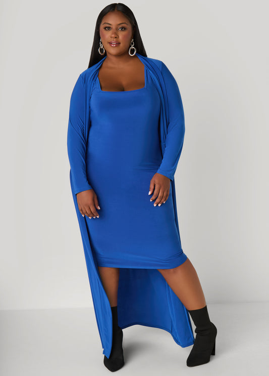 Open Front Knit Duster