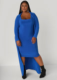 Open Front Knit Duster