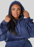 Hooded Velour Dress