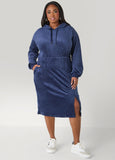 Hooded Velour Dress