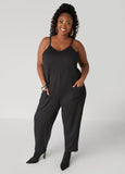 Ribbed Jersey Jumpsuit