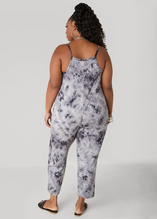 Tie Dyed Jersey Jumpsuit