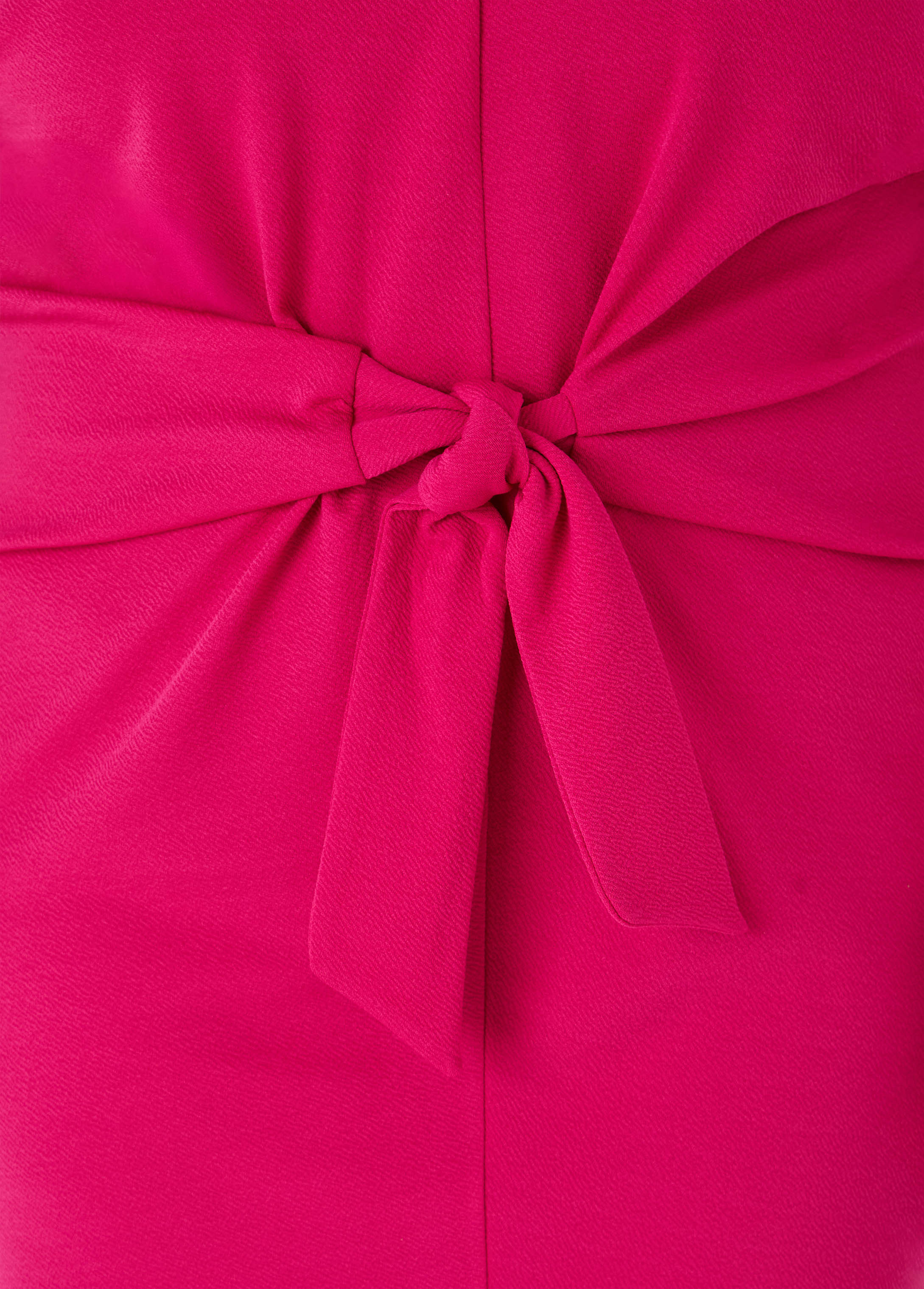 Textured Tie Front Dress