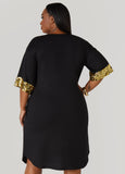 Sequined T Shirt Dress
