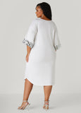 Sequined Terry T Shirt Dress