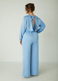 Open Back Wide Leg Jumpsuit