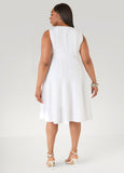Textured A Line Dress