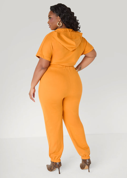 French Terry Joggers Jumpsuit