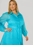 Organza Shirtdress