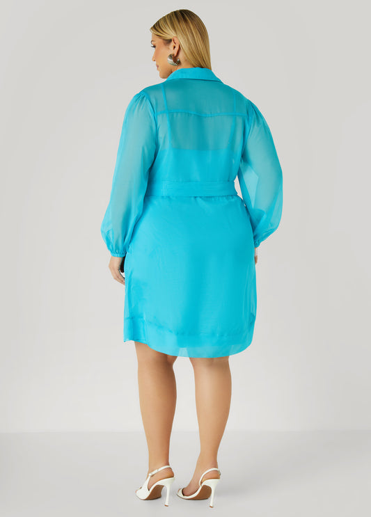 Organza Shirtdress
