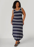 Striped Maxi Tank Dress