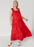 Plus Size Bow Embellished Maxi Dress