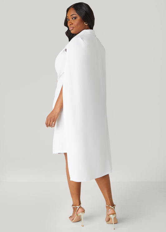 Cape Blazer Dress