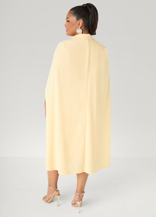 Cape Blazer Dress
