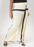 Striped Wide Leg Sweater Pants