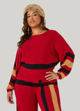 Cropped Striped Sweater