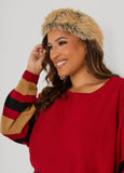 Cropped Striped Sweater